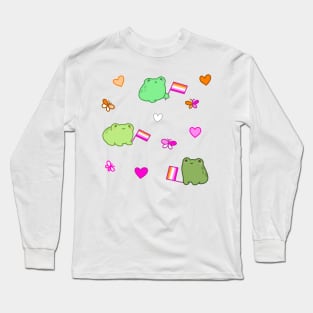 Rotund Lesbian Frogs Long Sleeve T-Shirt